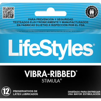 Lifestyles Preservativos Vibra Ribbed Stimula x 12 unidades