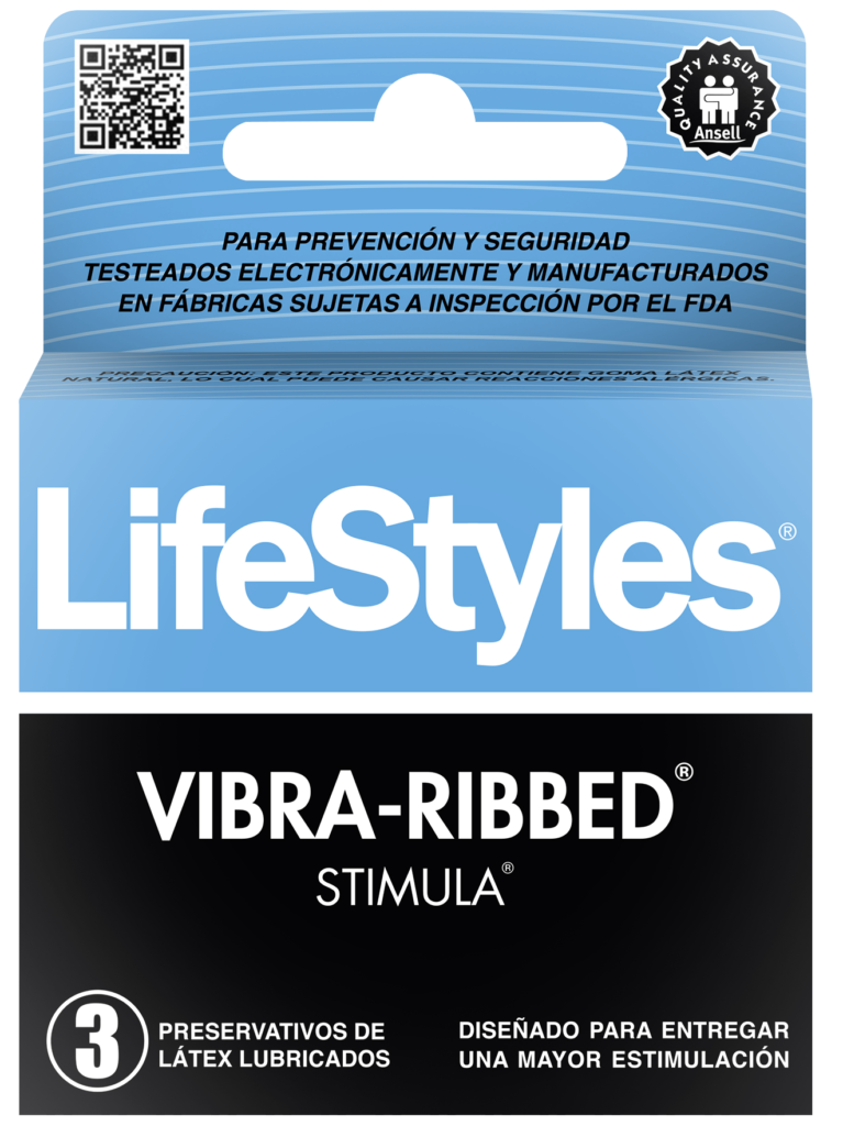 LifeStyles VIBRA-RIBBED STIMULA x 3 unds