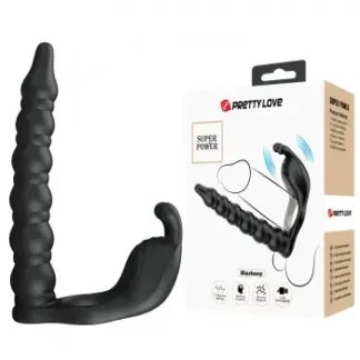 Anillo Vibrador Doble Penetración con Estimulación de Clítoris