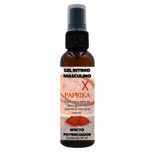 Gel Efecto Potenciador Masculino Con Paprika Mystic X 60 ml. (Dispensador)
