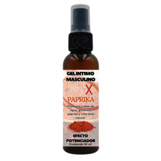 Gel Efecto Potenciador Masculino Con Paprika Mystic X 60 ml. (Dispensador)