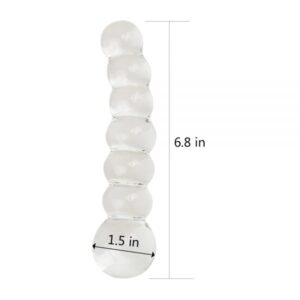 Dildo De Cristal 6.8″ Glass Romance