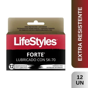 LifeStyles Forte Lubricados 12 Preservativos