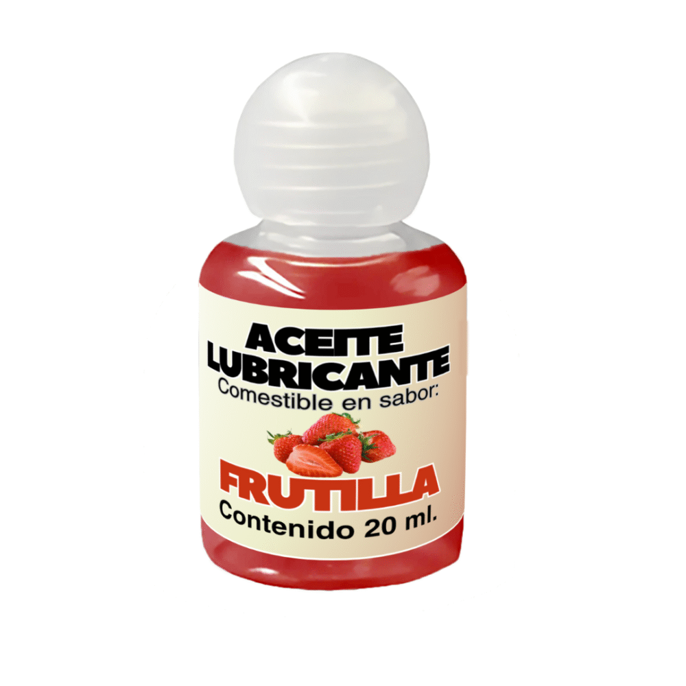 Aceite Lubricante Comestible Mystic X Frutilla 20 ml