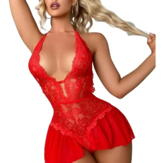 Body Sexy De Encaje Transparente Javi