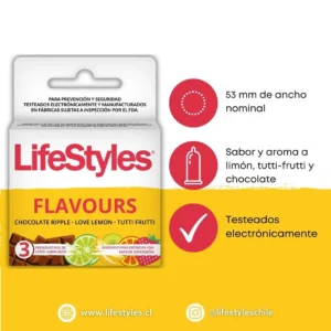 Lifestyles Sabores x 3 Unidades