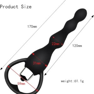 Vibrador Anal Siliconado.