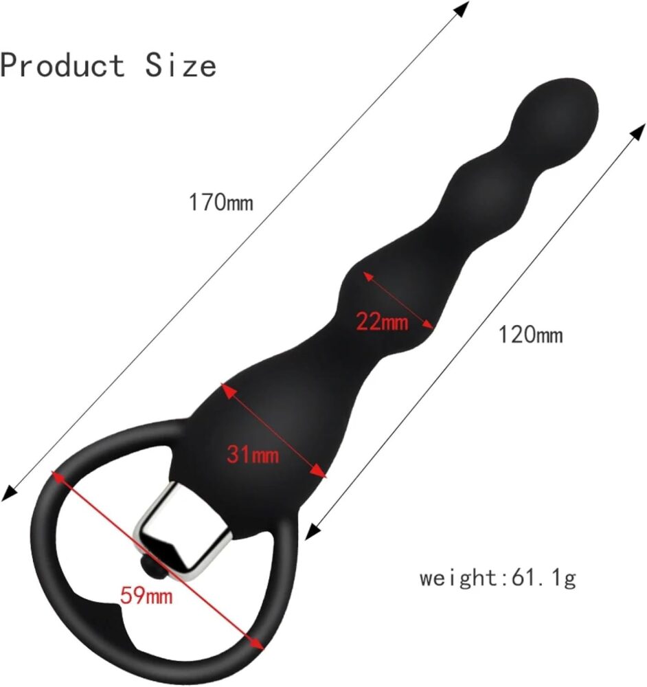 Vibrador Anal Siliconado. - Imagen 2