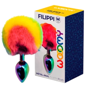 Plug Anal Metálico Multicolor Filippi M