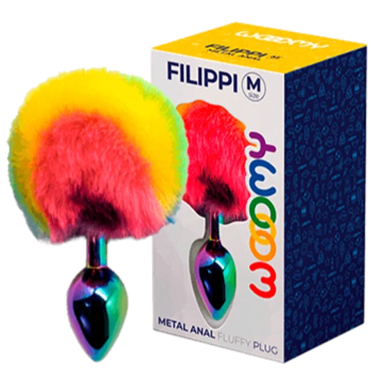 Plug Anal Metálico Multicolor Filippi M