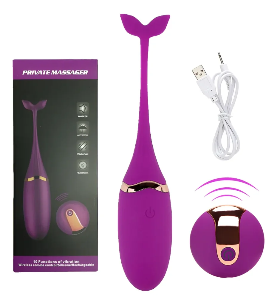Pez Vibrador Recargable Con Control