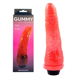 Vibrador Jelly Bananin Rojo