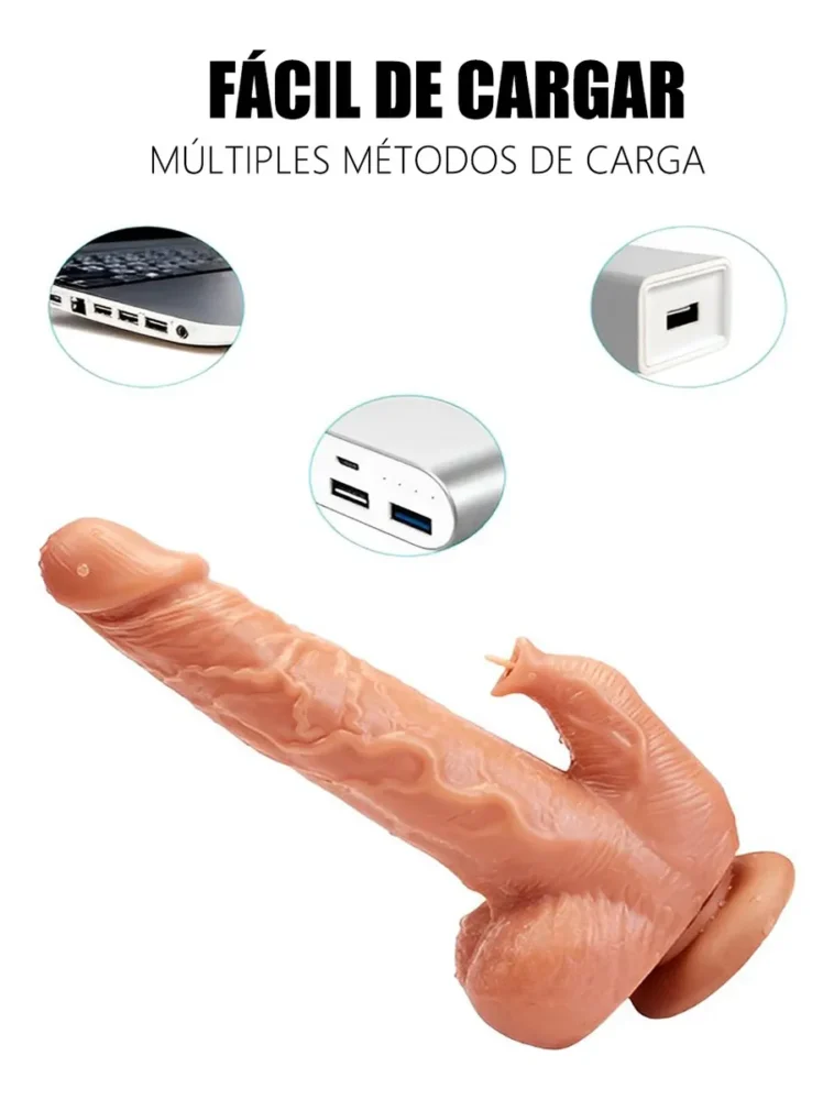 Vibrador Sube y Baja con Lengua Etimuladora - Imagen 7