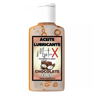 Aceite Lubricante Comestible Mystic X Chocolate/Coco 60 ml.