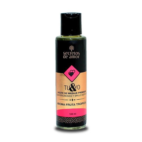Aceite con Feromonas, Aroma Fruta Tropical. Secretos de Amor