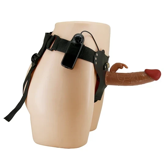 Dildo Vibrador Conejo con Arnés Marion - Imagen 5