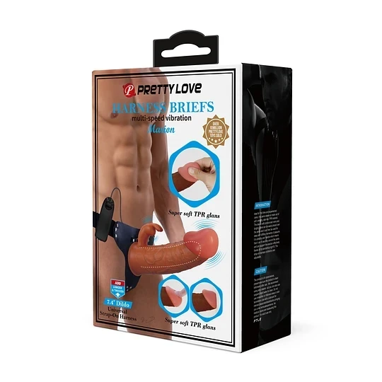 Dildo Vibrador Conejo con Arnés Marion - Imagen 2