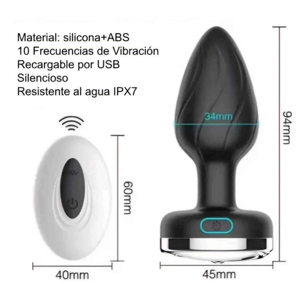Plug Bird Inteligente Vibrador Recargable con Control
