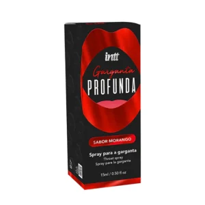 Gel para Sexo Oral Garganta Profunda INTT Frutilla 15 ml