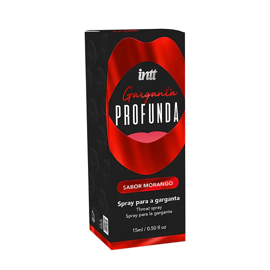 Gel para Sexo Oral Garganta Profunda INTT Frutilla 15 ml