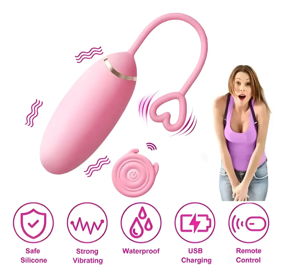 Huevo Vibrador Inalámbrico Kamy con Control Remoto - Imagen 2