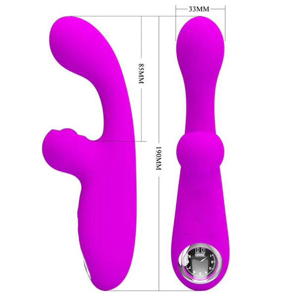 Skylar Conejito Vibrador Fucsia. Recargable USB. - Imagen 3