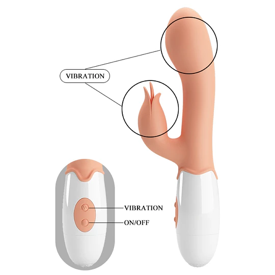 Vibrador con Estimulador Bloody Mary - Imagen 4