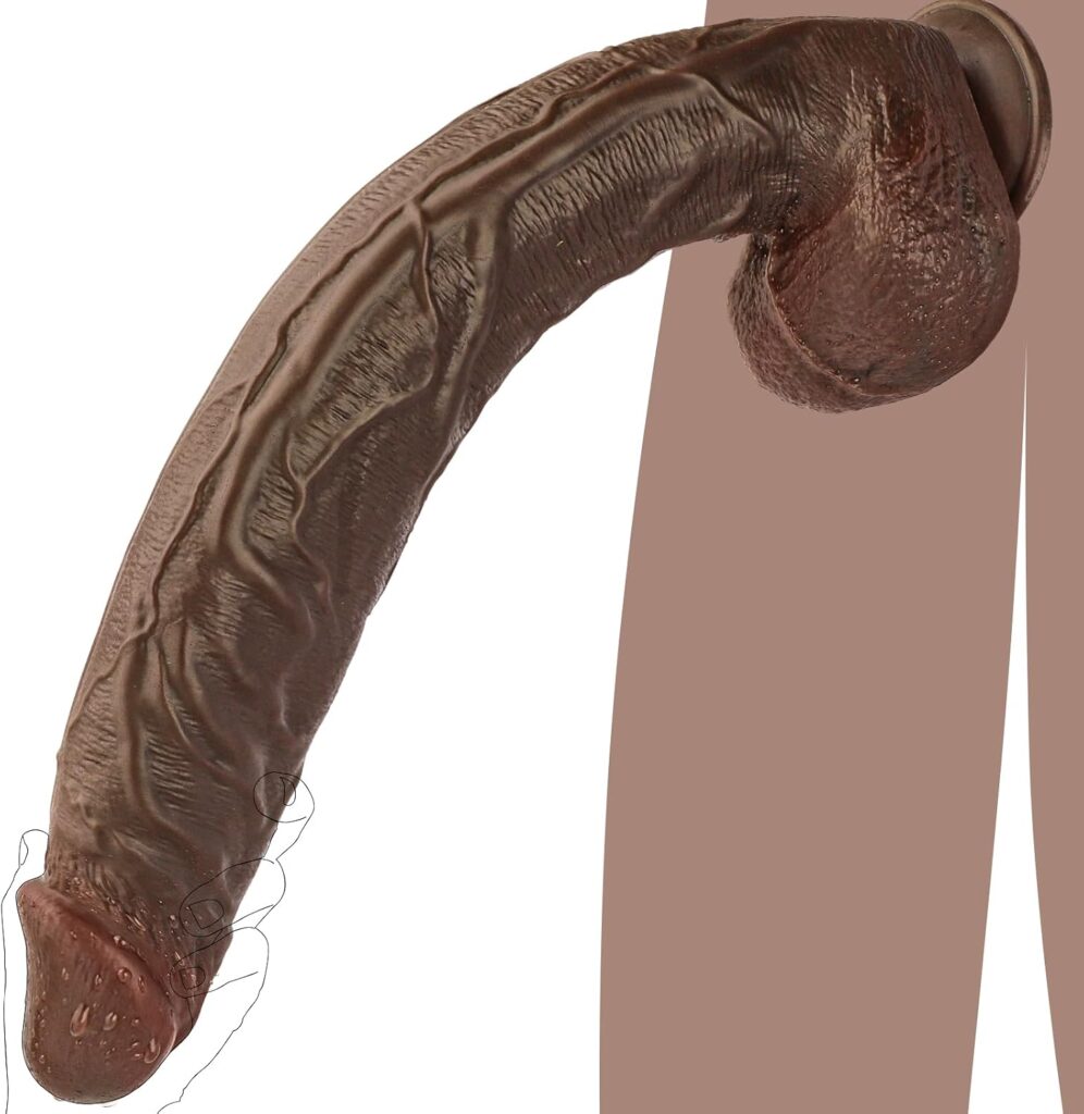 Dildo Extra-Largo Realista Café XXXL 43cm