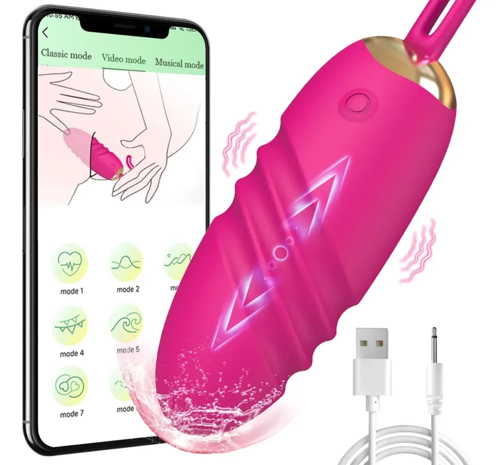 Huevo Vibrador Saltarín Inteligente con App