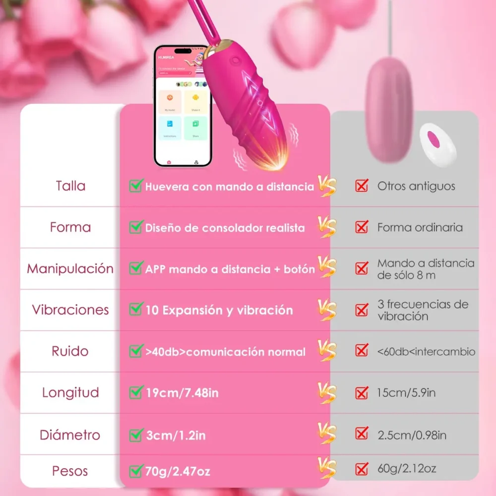 Huevo Vibrador Saltarín Inteligente con App - Imagen 9