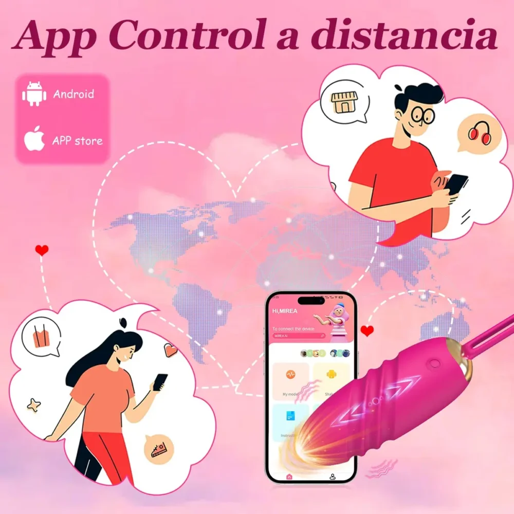 Huevo Vibrador Saltarín Inteligente con App - Imagen 6