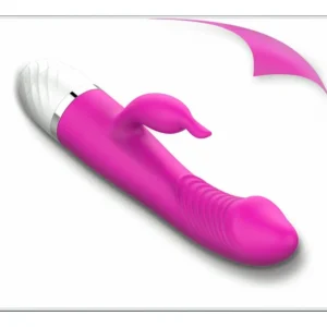 Vibrador Conejito Doble Estimulación de Silicona A Pilas