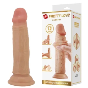 Dildo Realista Piel Deslizante. Quentin. 18cm