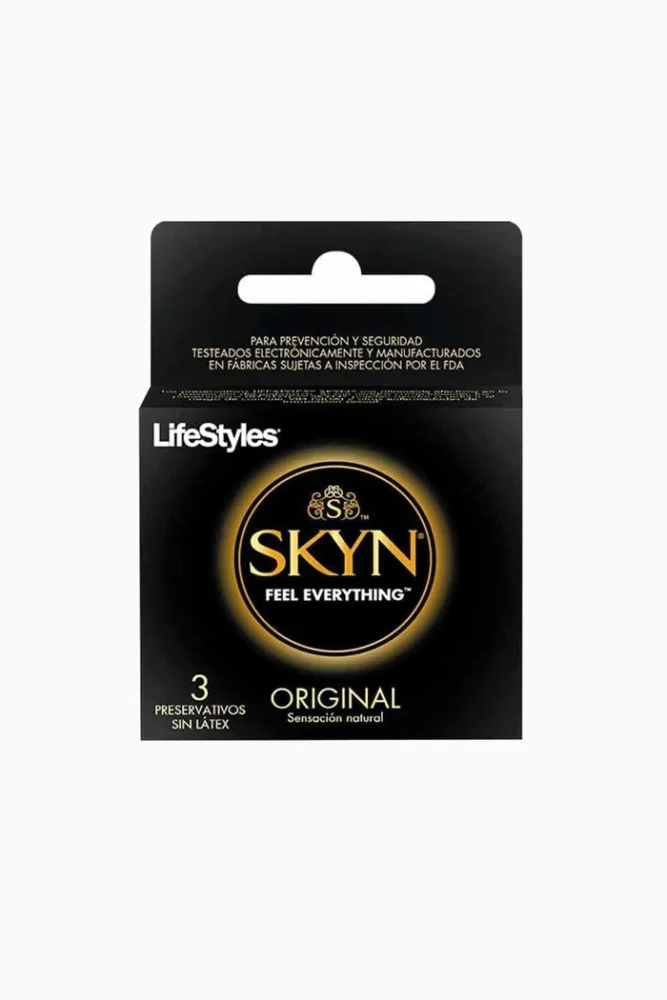 SKYN. Condones Sin Latex Ultra Delgados. Lifestyles x3