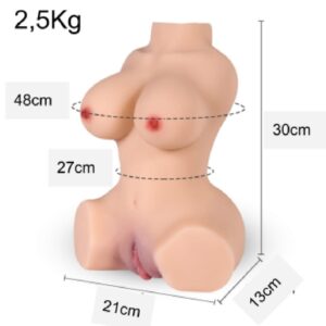 Muñeca Sexual Rous. Realista 3 en 1.