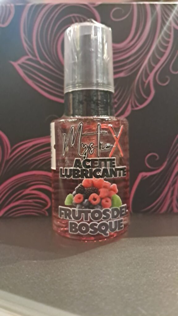 Serie Glass – Aceite Lubricante Comestible Mystic X Frutos del Bosque 35 ml.