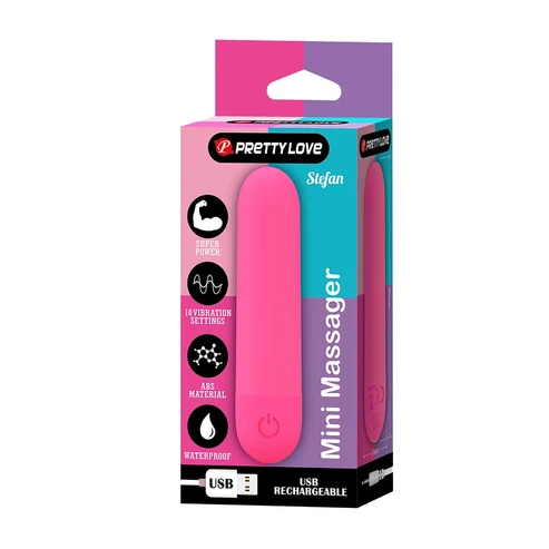 Bala Vibradora Recargable Stefan Fucsia